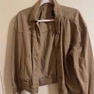 GAP Women's Utility Jacket in Tan